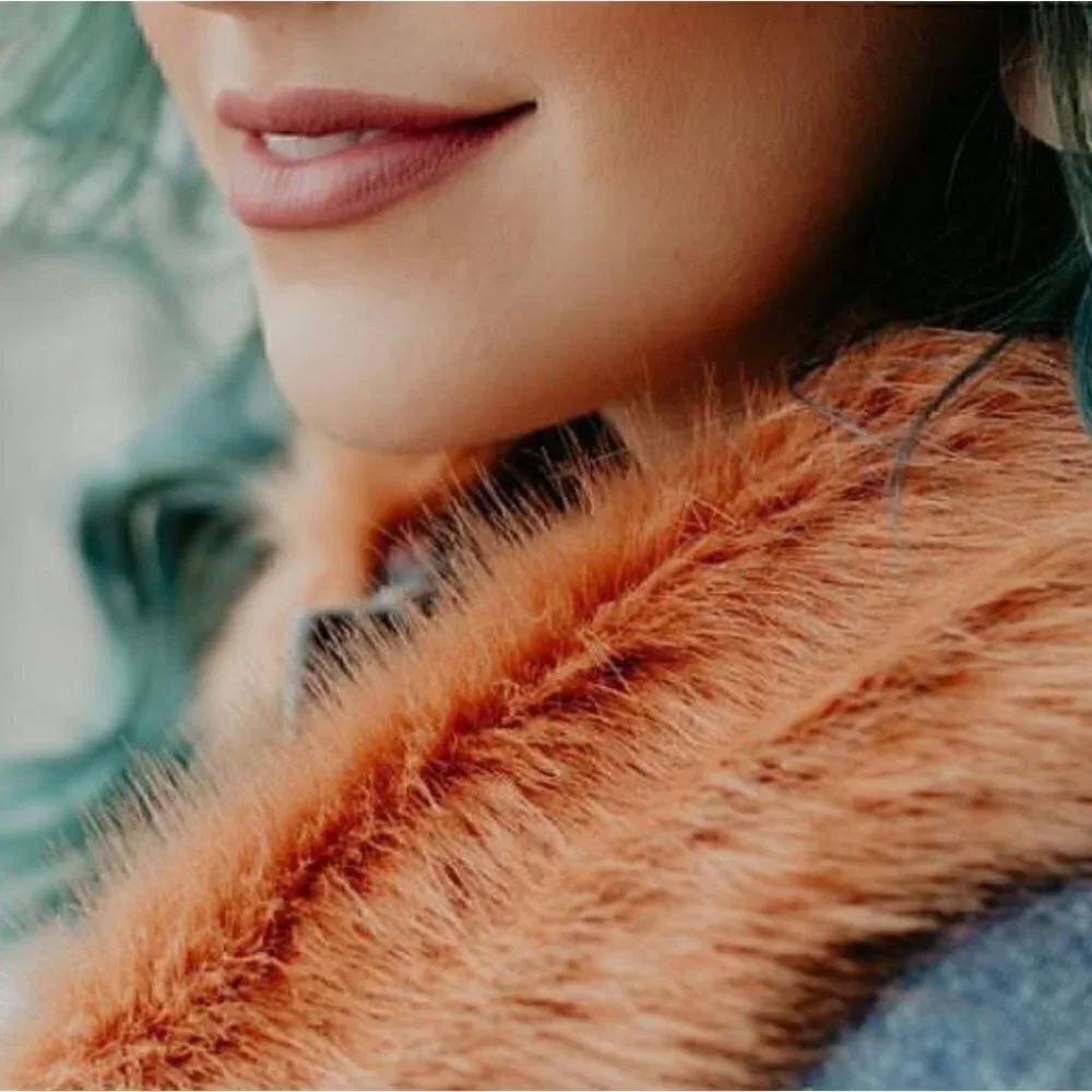 JEAN JACKET WITH REMOVABLE FUR